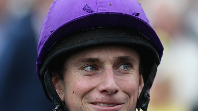 KILDARE, IRELAND - JUNE 26: Ryan Moore poses at Curragh Racecourse on June 26, 2016 in Kildare, Ireland. (Photo by Alan Crowhurst/Getty Images)