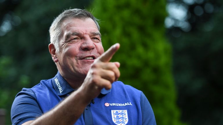 New England manager Sam Allardyce is set to speak to the media on Monday morning