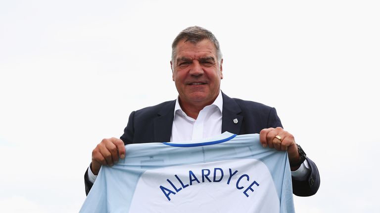 BURTON-UPON-TRENT, ENGLAND - JULY 25:  Newly appointed England manager Sam Allardyce poses after a press conference at St. George's Park on July 25, 2016 i