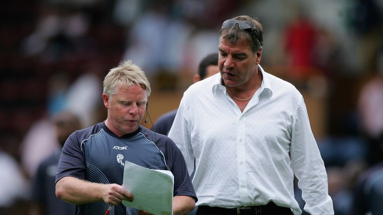 Sammy Lee and Allardyce worked together at Bolton and have now been reunited
