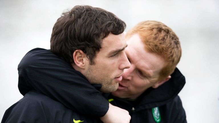 Neil Lennon and Scott McDonald during their time at Celtic 