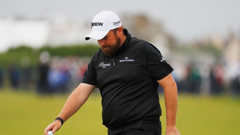 Shane Lowry during the second round on day two of the 145th Open at Royal Troon