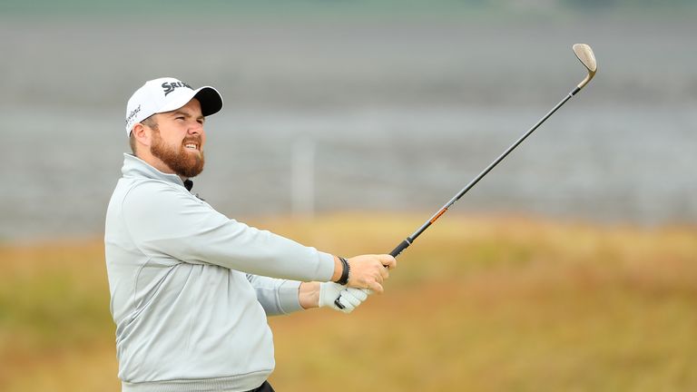 Shane Lowry during the second round of the Scottish Open