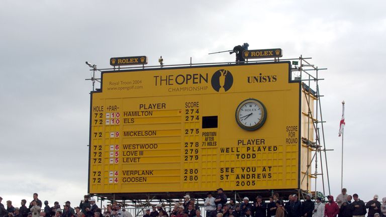 The final scoreboard 12 years ago