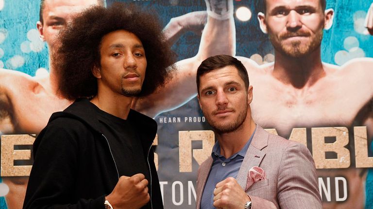 Tyrone Nurse (l): defends his British title against Tommy Coyle