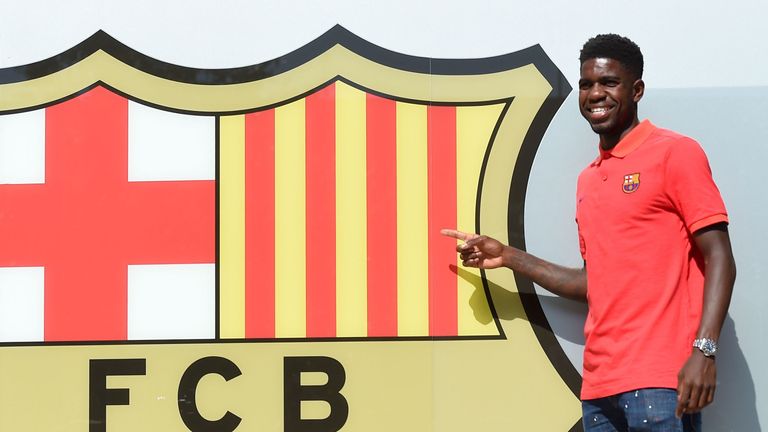 Umtiti has signed a five-year deal at Barcelona