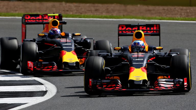 Ricciardo and Verstappen at the British GP