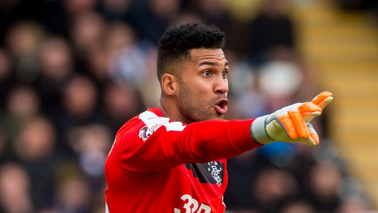 25/10/15 LADBROKES CHAMPIONSHIP 
 ST MIRREN v RANGERS 
 ST MIRREN PARK - PAISLEY 
 Wes Foderingham in action for Rangers