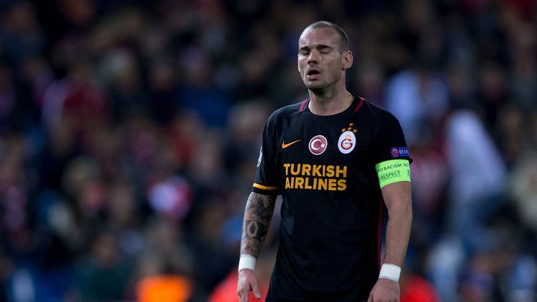 Wesley Sneijder of Galatasaray 