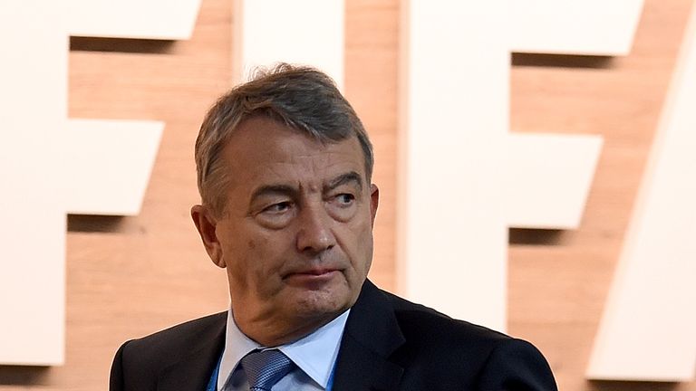 ZURICH, SWITZERLAND - FEBRUARY 26:  FIFA Executive Committee member Wolfgang Niersbach looks on during the Extraordinary FIFA Congress at Hallenstadion on 