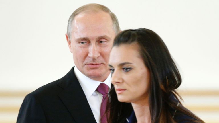 Pole vaulting great Yelena Isinbayeva will have to sit out the Rio Olympics