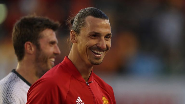 Zlatan Ibrahimovic scored as Manchester United beat Galatasaray