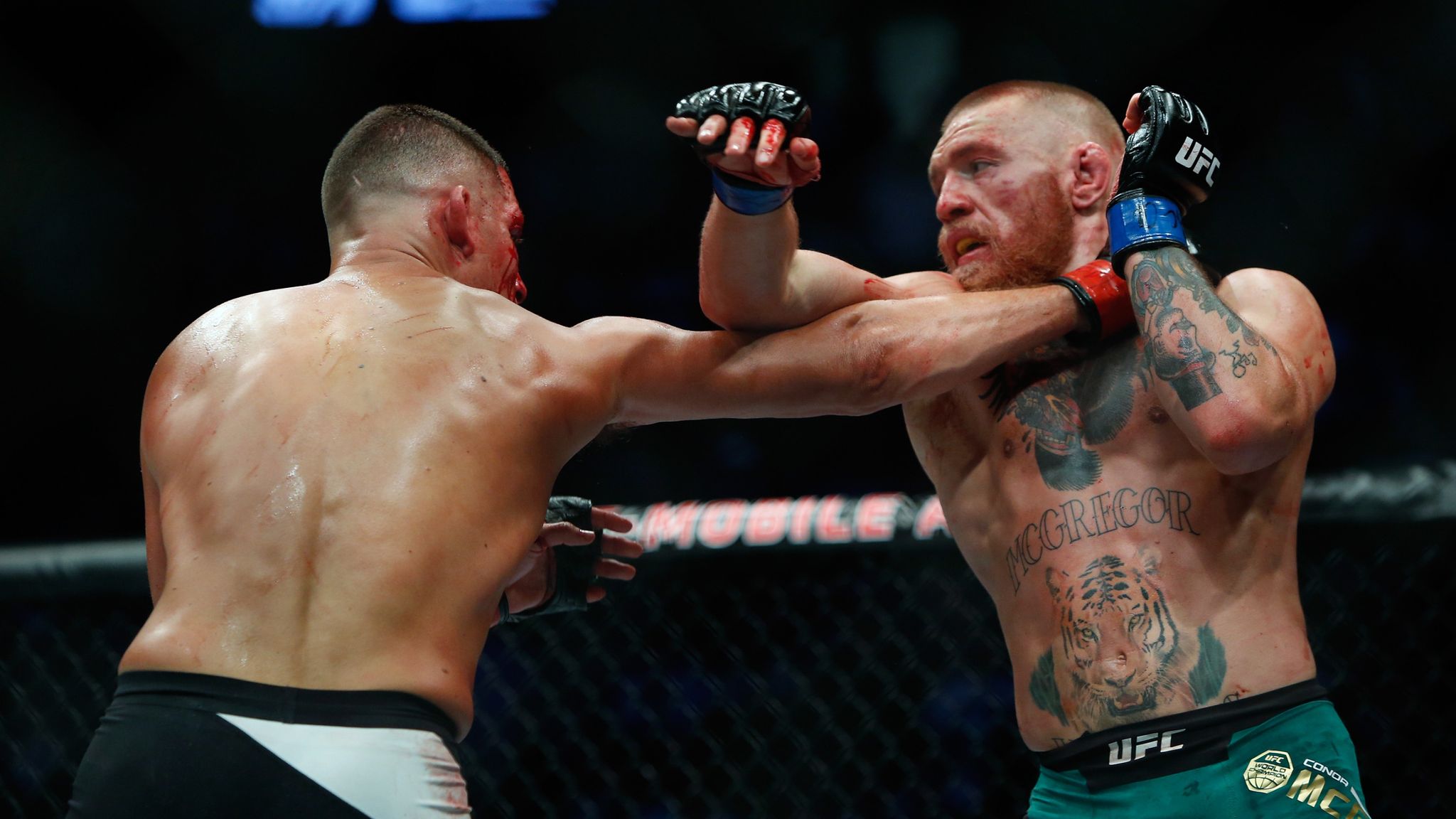 Conor McGregor defeated Nate Diaz in their UFC 202 rematch MMA News Sky Sports