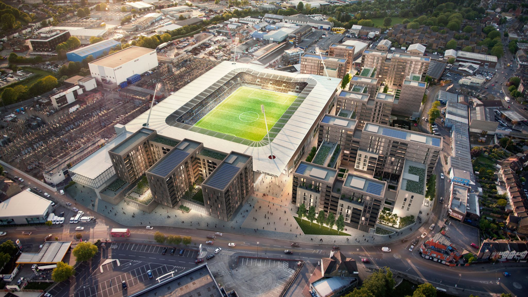 AFC Wimbledon's Plough Lane development backed by London mayor Sadiq ...