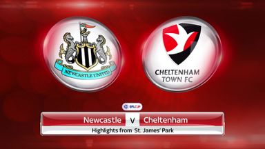 Newcastle 2-0 Cheltenham
