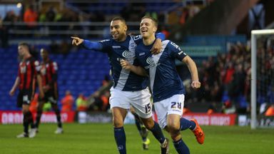 Image of Michael Morrison (right) initially joined Birmingham City on loan in 2014.