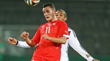 Image of Shani Tarashaj in action for Switzerland