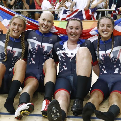 GB girls win gold in record time