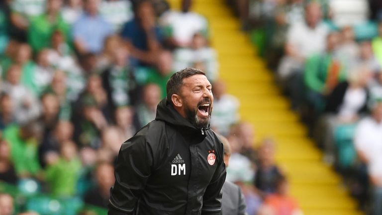 Aberdeen manager Derek McInnes