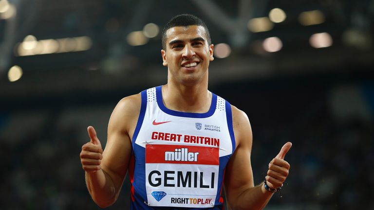 Adam Gemili has been named captain of Team GB's athletics team