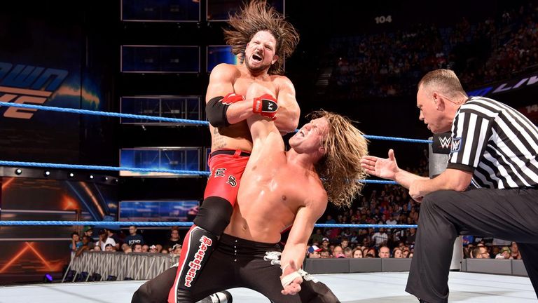 WWE Smackdown - AJ Styles v Dolph Ziggler