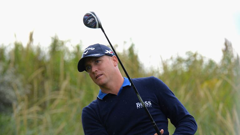 NORTH BERWICK, SCOTLAND - AUGUST 03:  Alex Noren of Sweden plays his first shot on the 12th tee during the Aberdeen Asset Management Paul Lawrie Matchplay 
