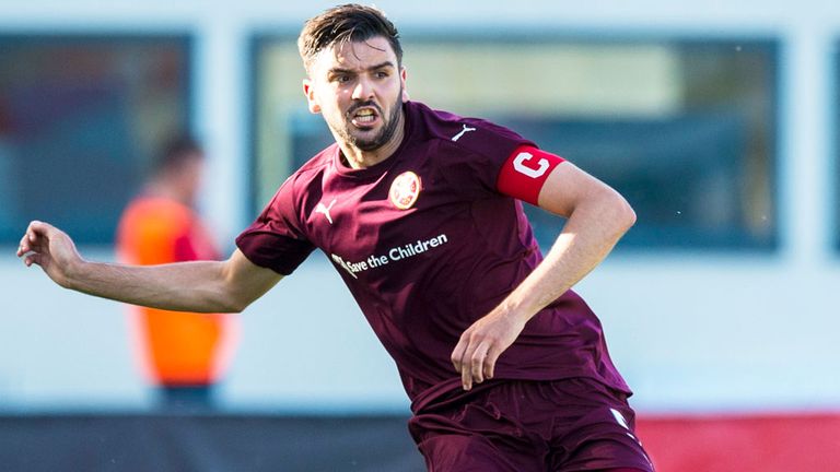 Hearts captain Alim Ozturk is serving a ban