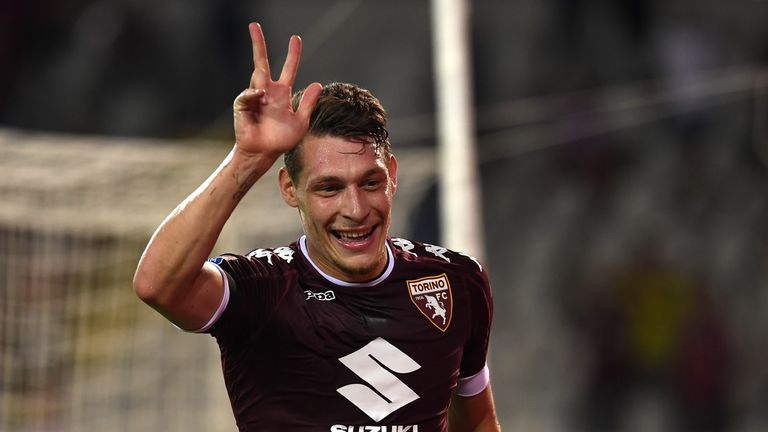 Andrea Belotti hit a hat-trick for Torino in the victory