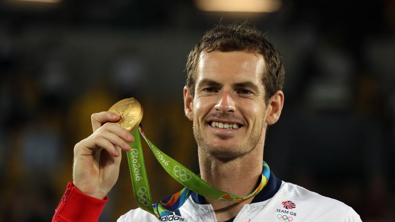 Andy Murray was the first tennis player to retain an Olympic singles title