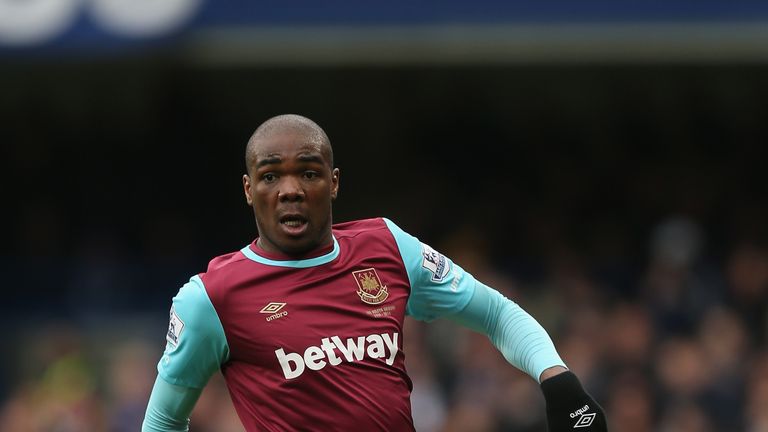 Angelo Ogbonna of West Ham United during the Barclays Premier League match against Chelsea