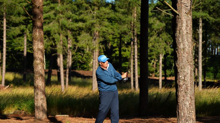Anthony Wall on day three of the Aberdeen Asset Management Paul Lawrie Match Play at Archerfield