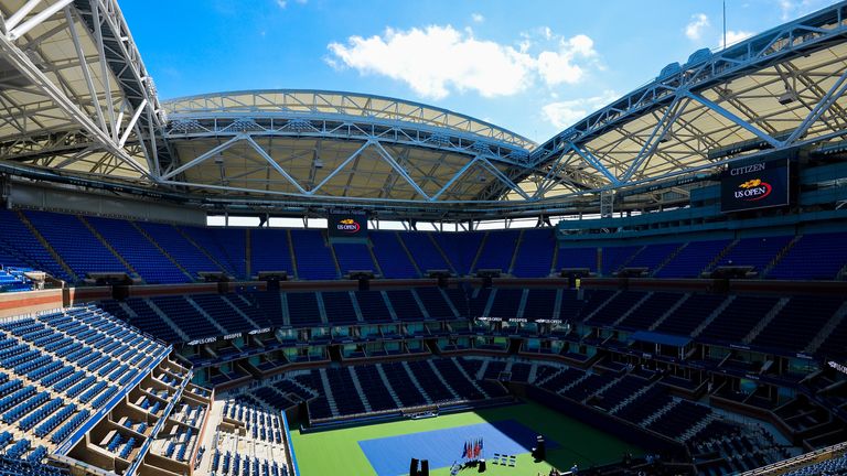 The Arthur Ashe Stadium will have a retractable roof for the 2016 US Open