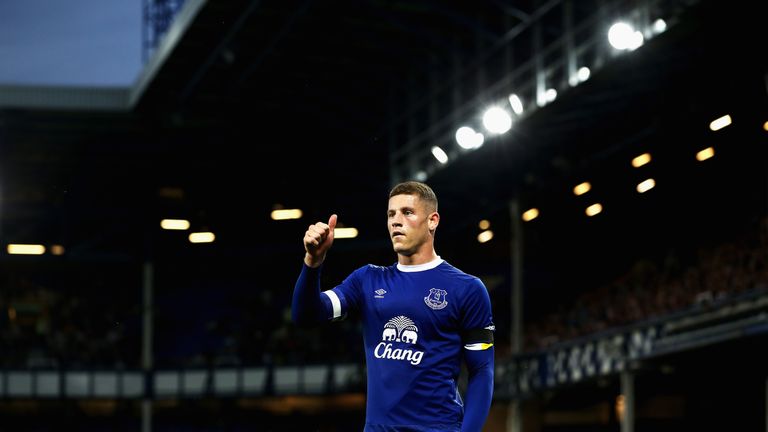 Ross Barkley captained Everton for the EFL Cup tie