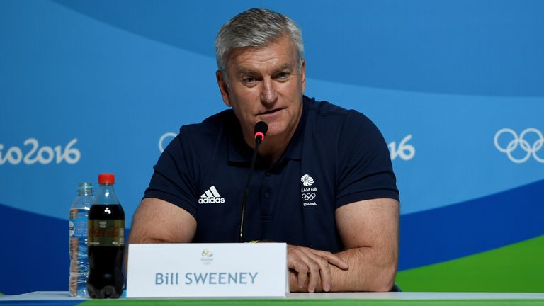 Bill Sweeney, CEO, British Olympic Association during a press conference hosted by the British Olympic Association at the Rio 2016 Olympic Games