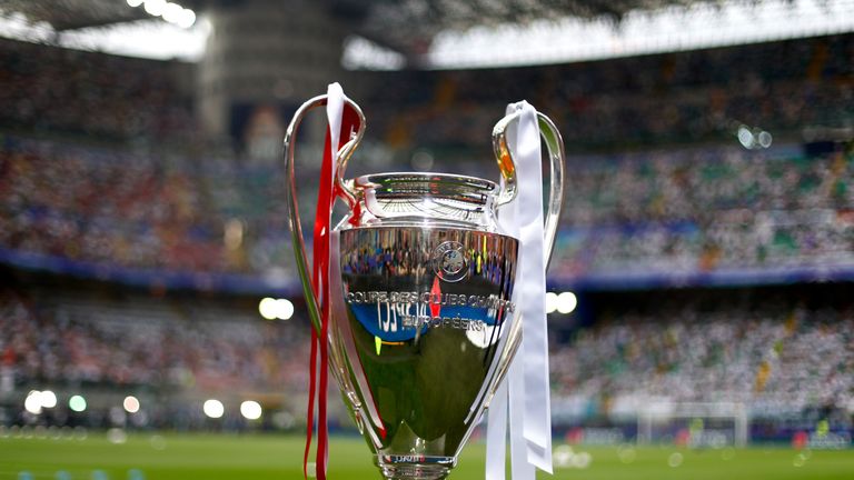 Europe's top teams compete for the Champions League trophy