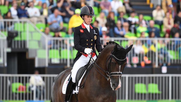 Dujardin recorded her third highest score ever in Rio