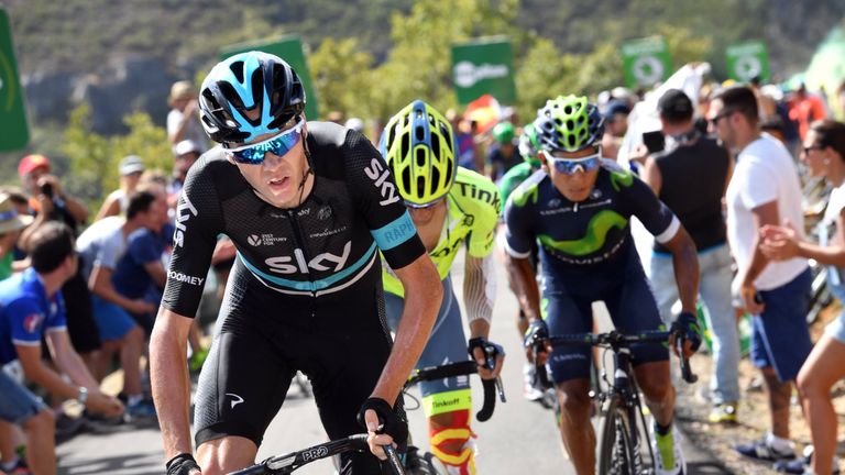 Chris Froome stage 8 Vuelta