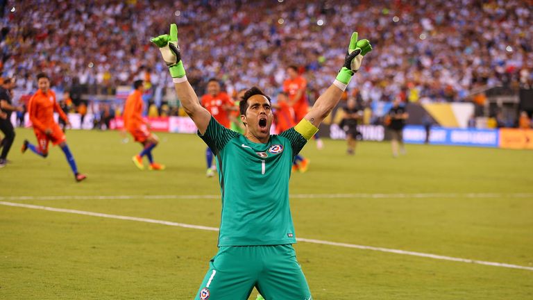 Claudio Bravo, 33, is a Chile international with 106 caps