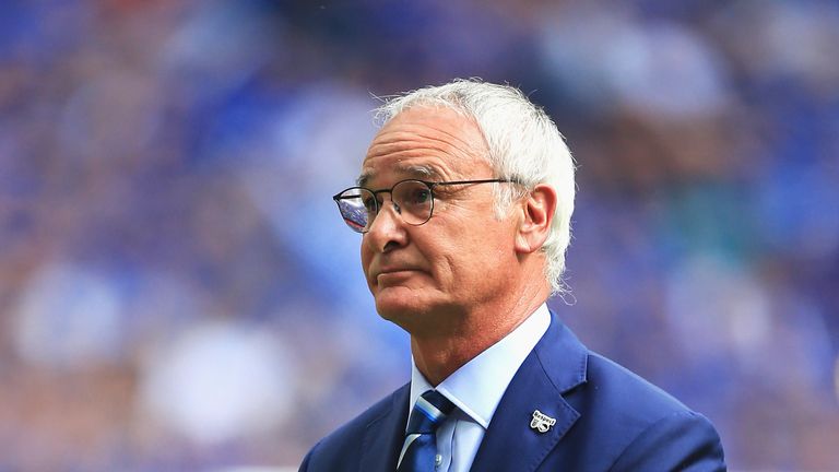 LONDON, ENGLAND - AUGUST 07: Manager of Leicester City, Claudio Ranieri during The FA Community Shield match between Leicester City and Manchester United a