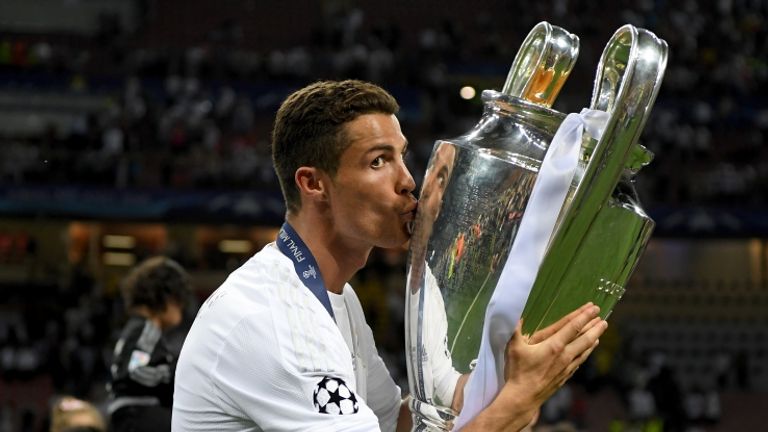Cristiano Ronaldo non è ancora sazio: vuole la prossima Champions League (Getty)