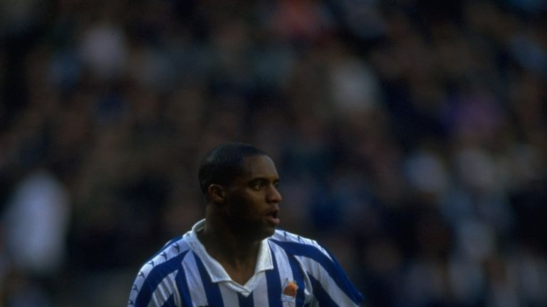 Atkinson in action for Real Sociedad in a 3-2 victory over Real Madrid