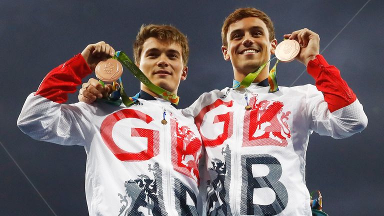 Daniel Goodfellow and Tom Daley win bronze