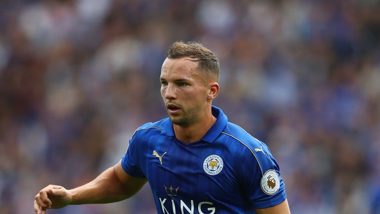 LEICESTER, ENGLAND - AUGUST 20:  Danny Drinkwater of Leicester City during the Premier League match between Leicester City and Arsenal at The King Power St