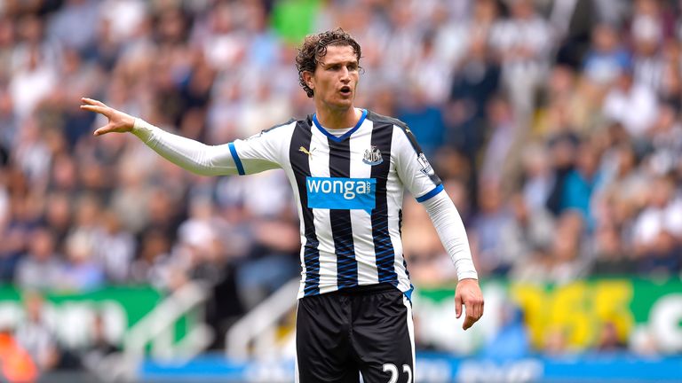 Daryl Janmaat in action for Newcastle United