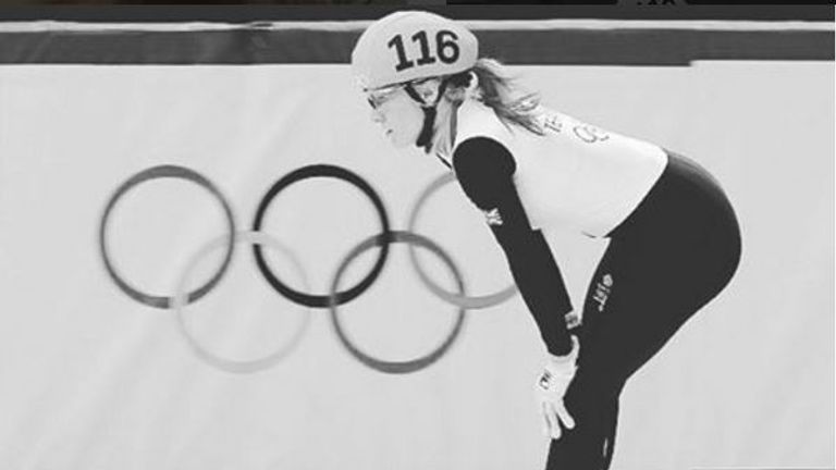 Skater Elise Christie has been a Sky Scholar over the last four years