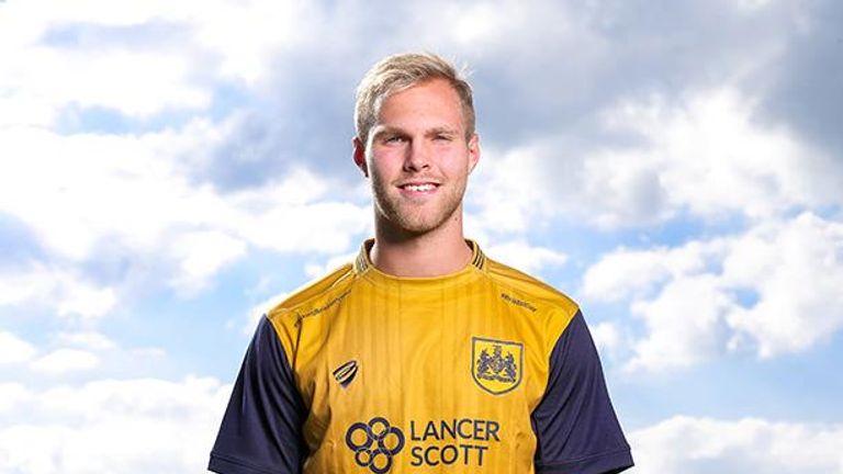 Gustav Engvall has joined Bristol City on a three-year deal (pic from @bcfctweets)