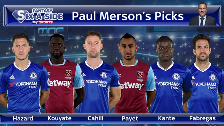 Merson’s Six-a-Side Team
