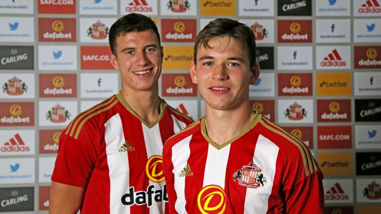Donald Love (R) and Paddy McNair have signed permanent deals with Sunderland