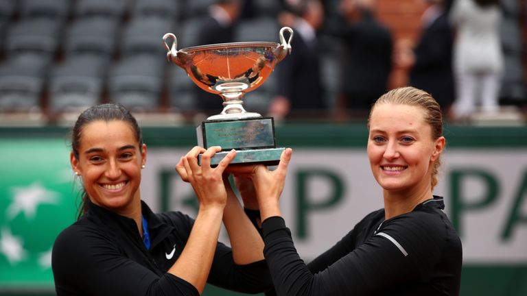 Garcia and Mladenovic won the women's doubles event at this year's French Open