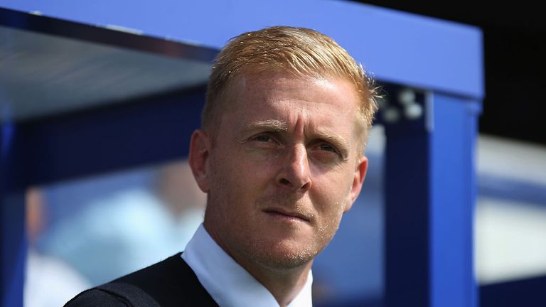 LONDON, ENGLAND - AUGUST 7: Leeds manager Gary Monk looks on prior to the Sky Bet Championship match between Queens Park Rangers and Leeds United at Loftus